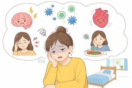 수면 부족으로 피곤한 몸 상태 모습6