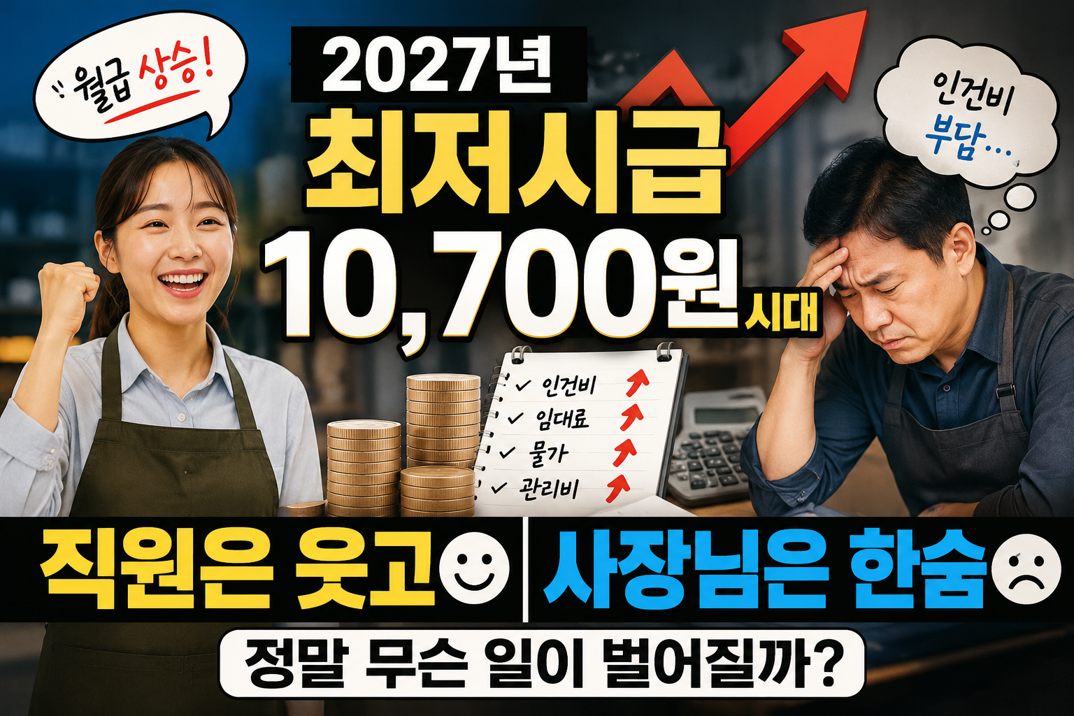 2027년 최저시급10,700
