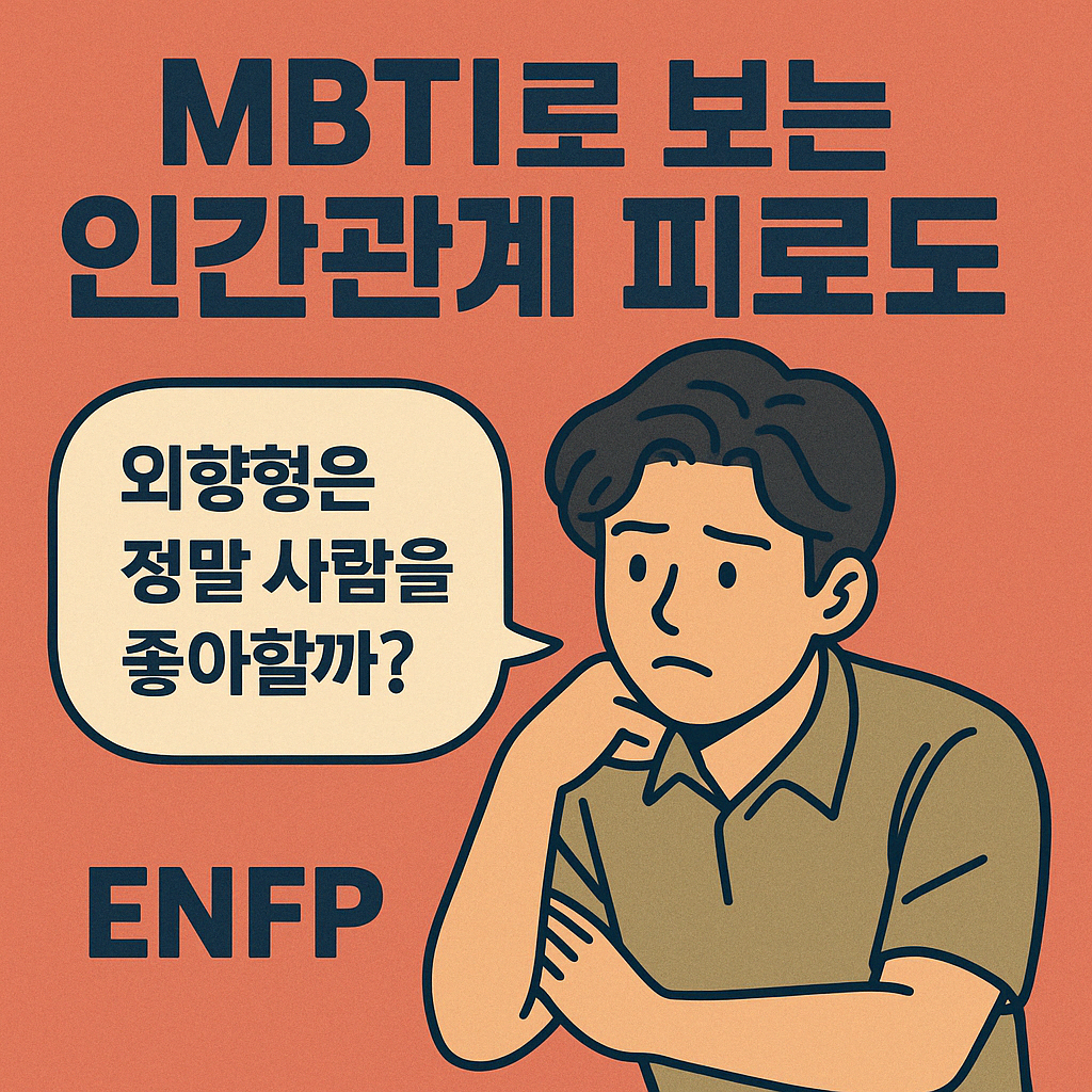 MBTI 인간관계 심리