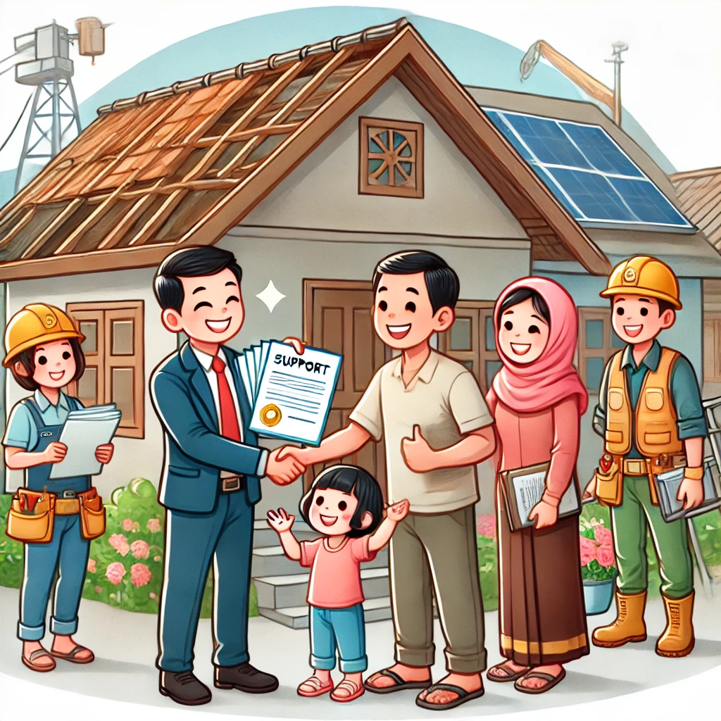 논어촌에 주택보수 지원