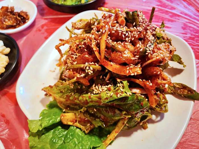 성동구 골목 노포 맛집 여수 직송 서대 요리 막걸리 서대회 무침