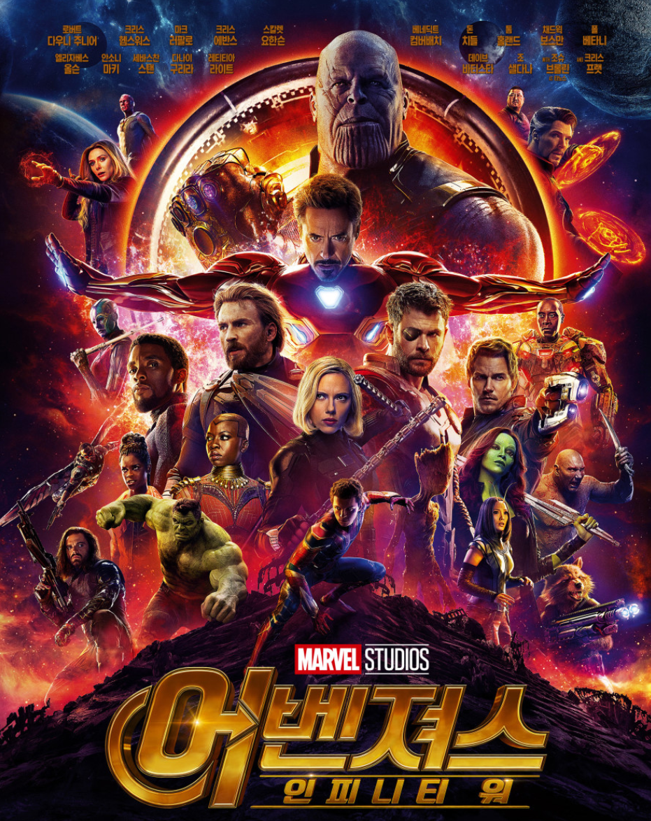 영화 '어벤저스 : 인피니티 워' 관련한 사진