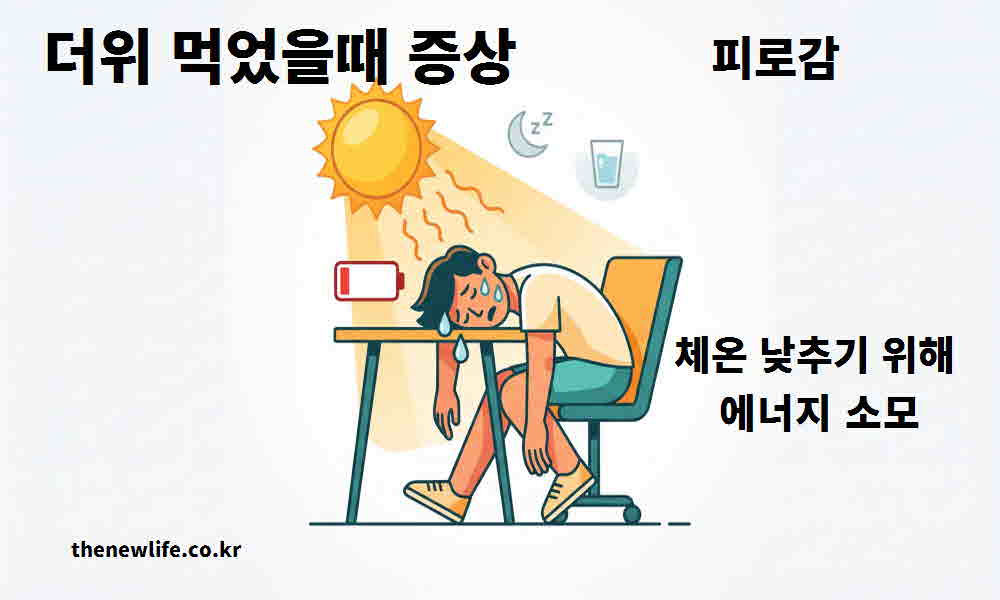 더위 먹었을때 증상 피로감