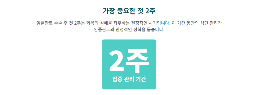 임플란트 수술 후 언제부터 일반 식사가 가능한가요? 꼭 피해야 할 음식 정리
