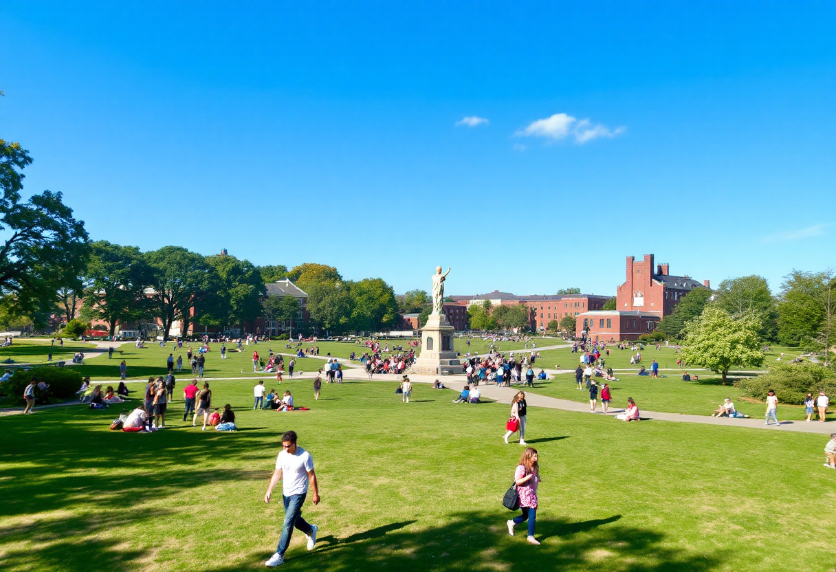 대학교 전경 사진