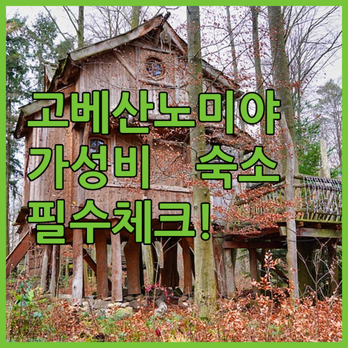 고베 숙소 추천 산노미야역 근처 가성..