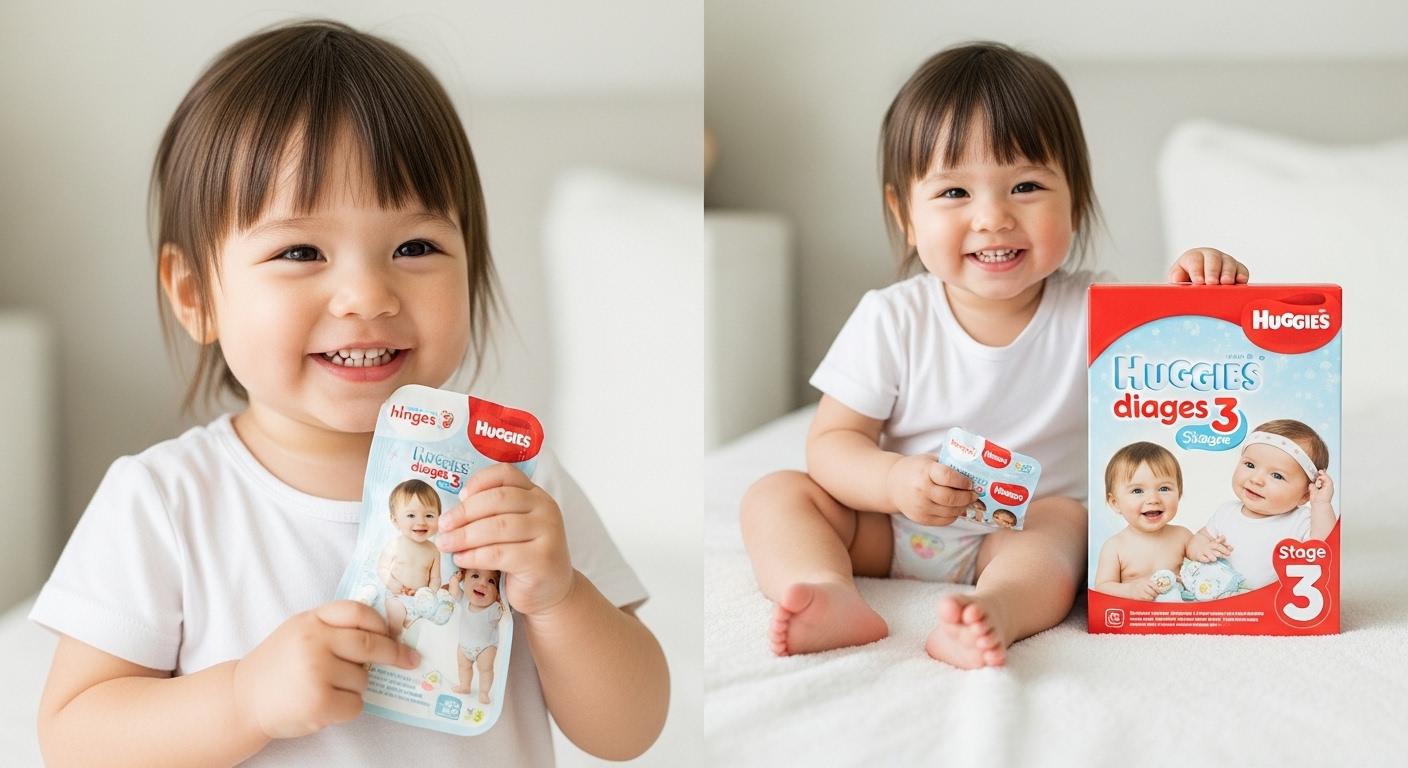 하기스 기저귀 3단계