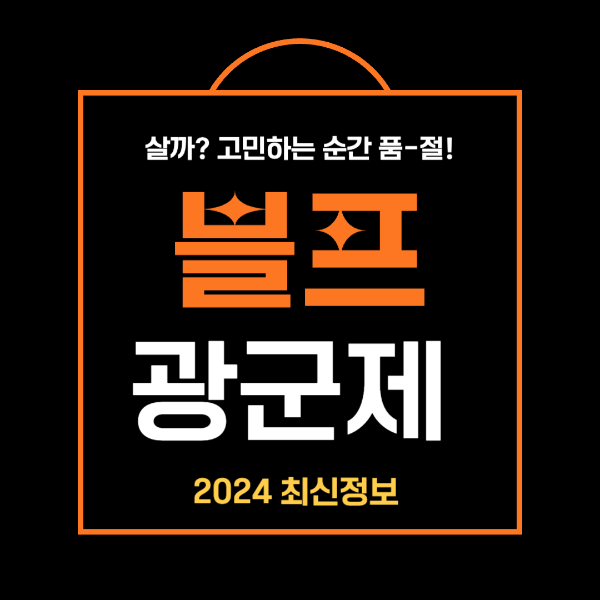 2024년 블랙 프라이데이 광군제 기간 날짜 득템 가이드