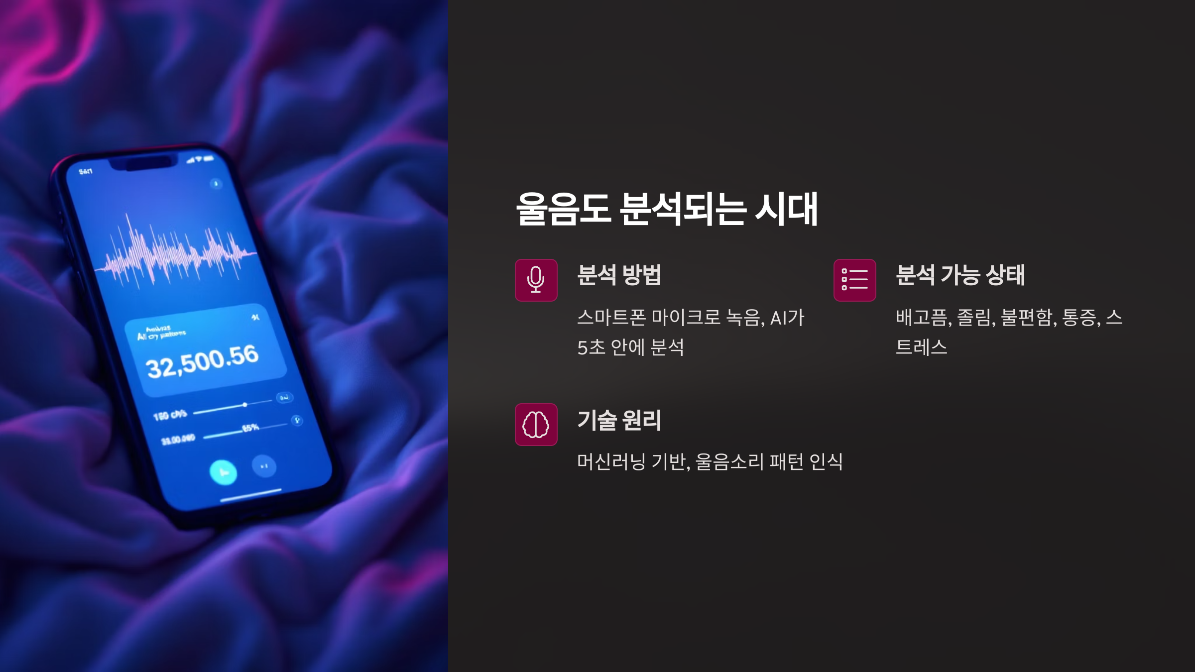 울음도 분석되는 시대