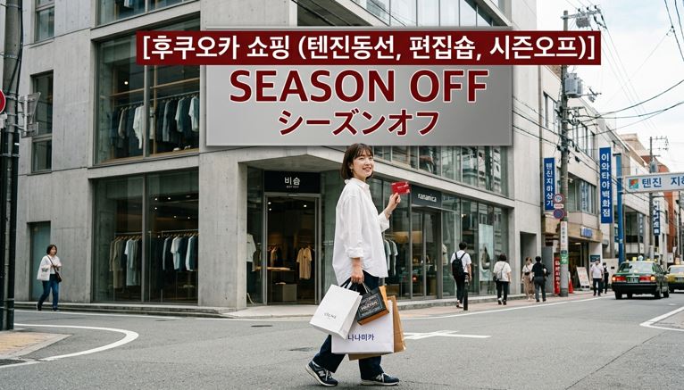 후쿠오카 쇼핑시에 알아둬야하는 동선
