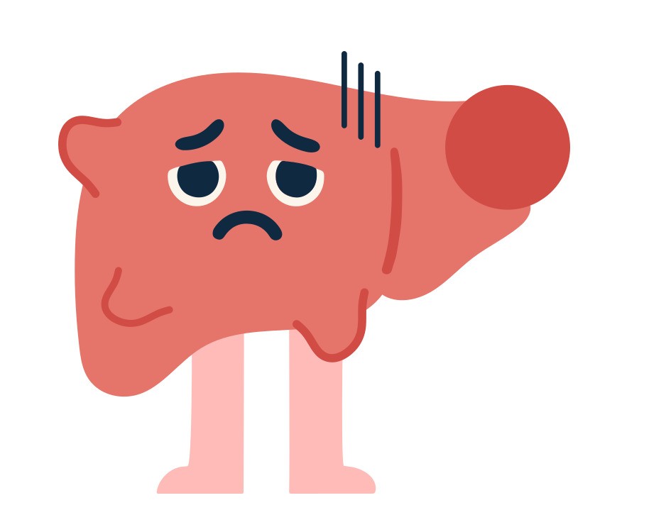 아픈 간 이미지