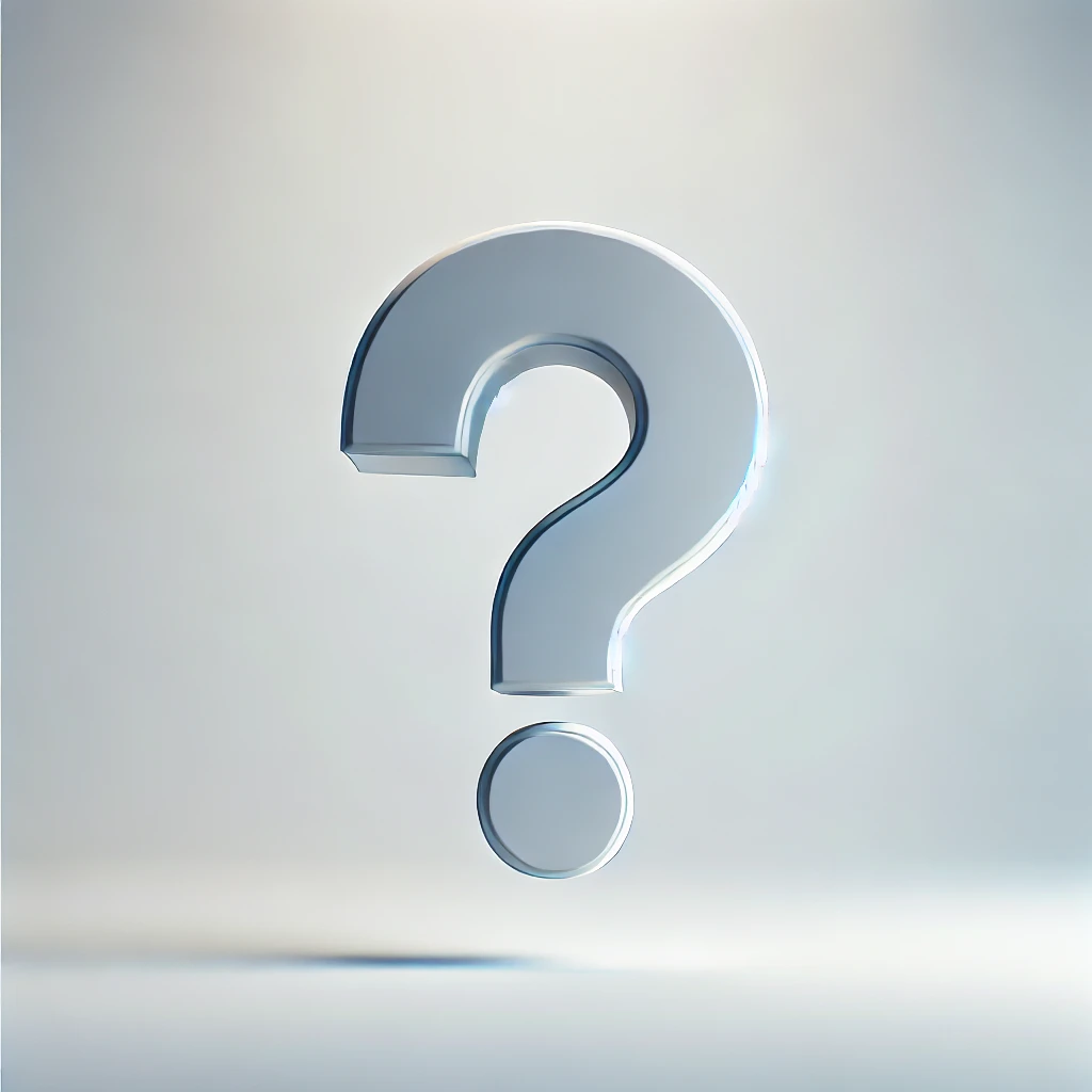 궁금함을 표시한 물음표 이미지