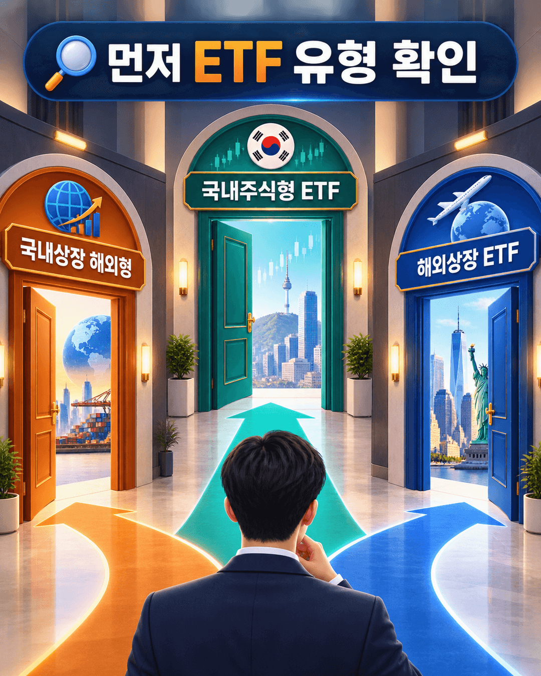 ETF 세금 계산 전에 국내주식형 국내상장 해외형 해외상장 세 유형을 확인하는 카드