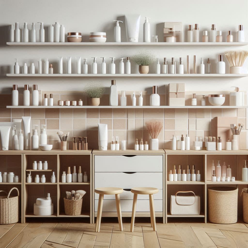 피부,체형관리 샵 배경