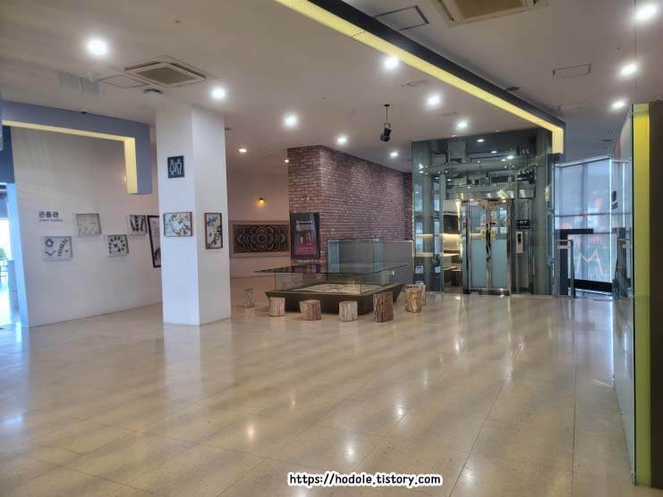 미호박물관 내부 모습