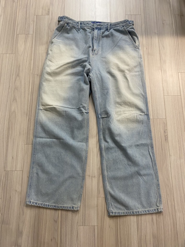 에러스익셉티드(ERRORS EXCEPTED_EEC) DP887LB 와이드 스트레이트 데님팬츠 (Light Blue)