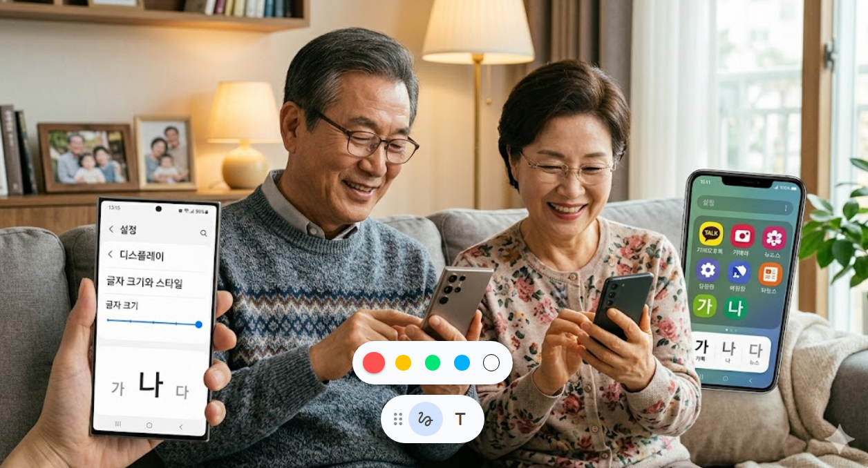 중장년이 가장 자주 막히는 스마트폰 설정, 이것부터 바꾸면 편합니다