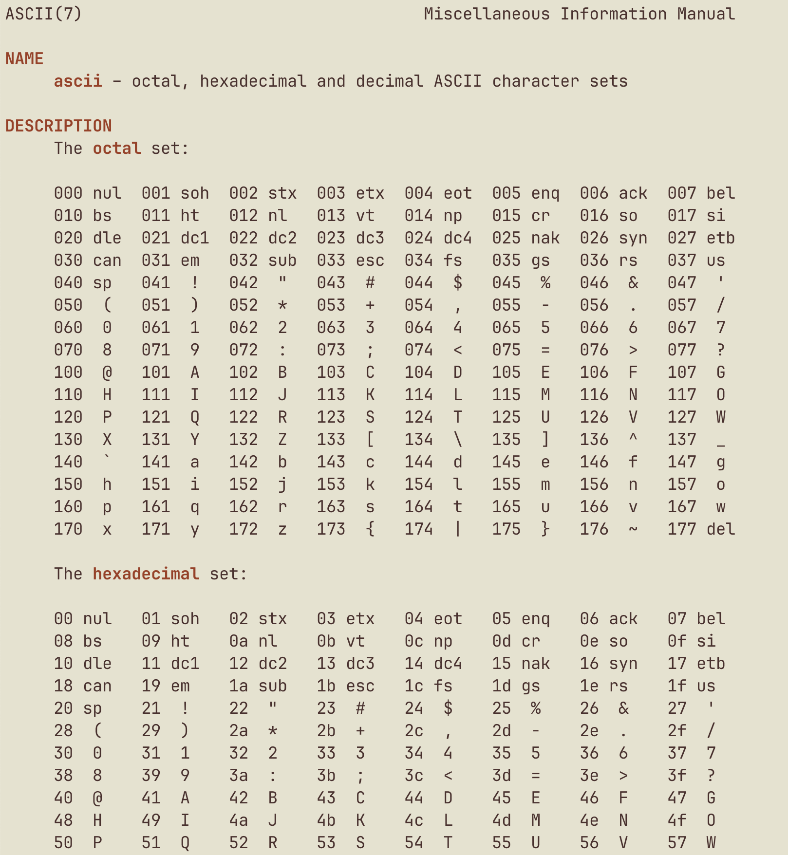 ascii 명령어 결과 (1)