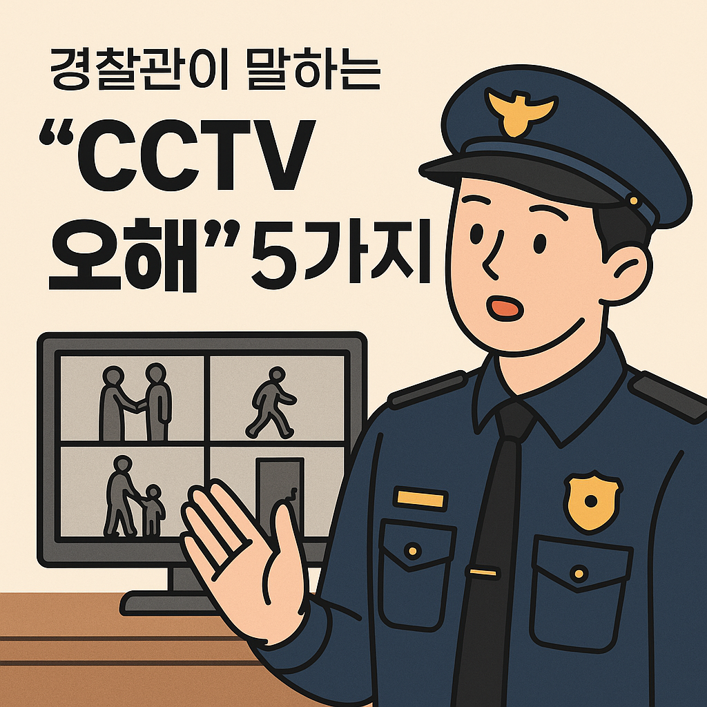 경찰이 말하는 cctv 관련 오해