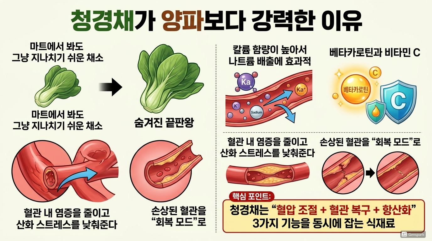 청경채가 양파보다 강력한 이유