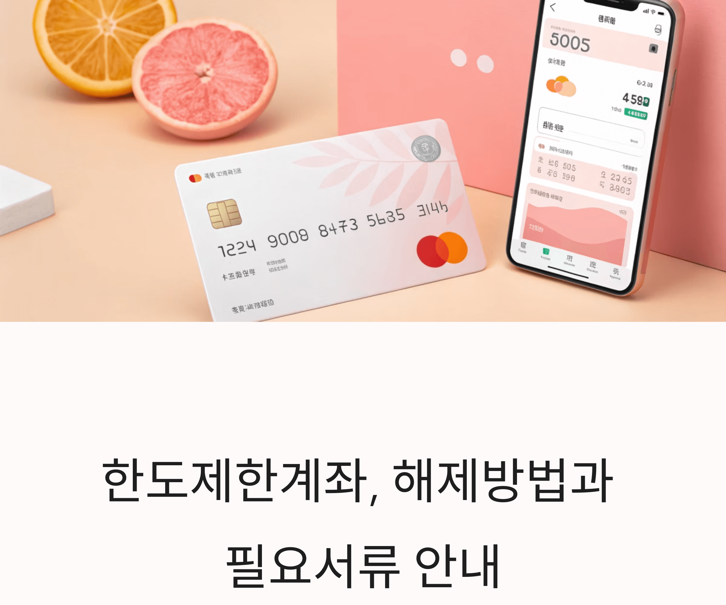 한도제한계좌 해제 방법에 관한 사진