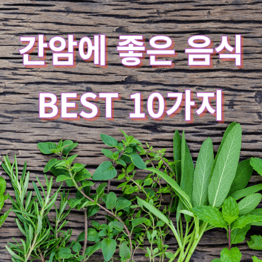 간암에 좋은 음식 10가지