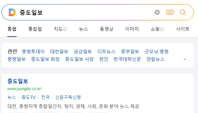 인터넷 뉴스 사이트 메인 화면에서 한자어의 정확한 의미를 찾아보는 모습