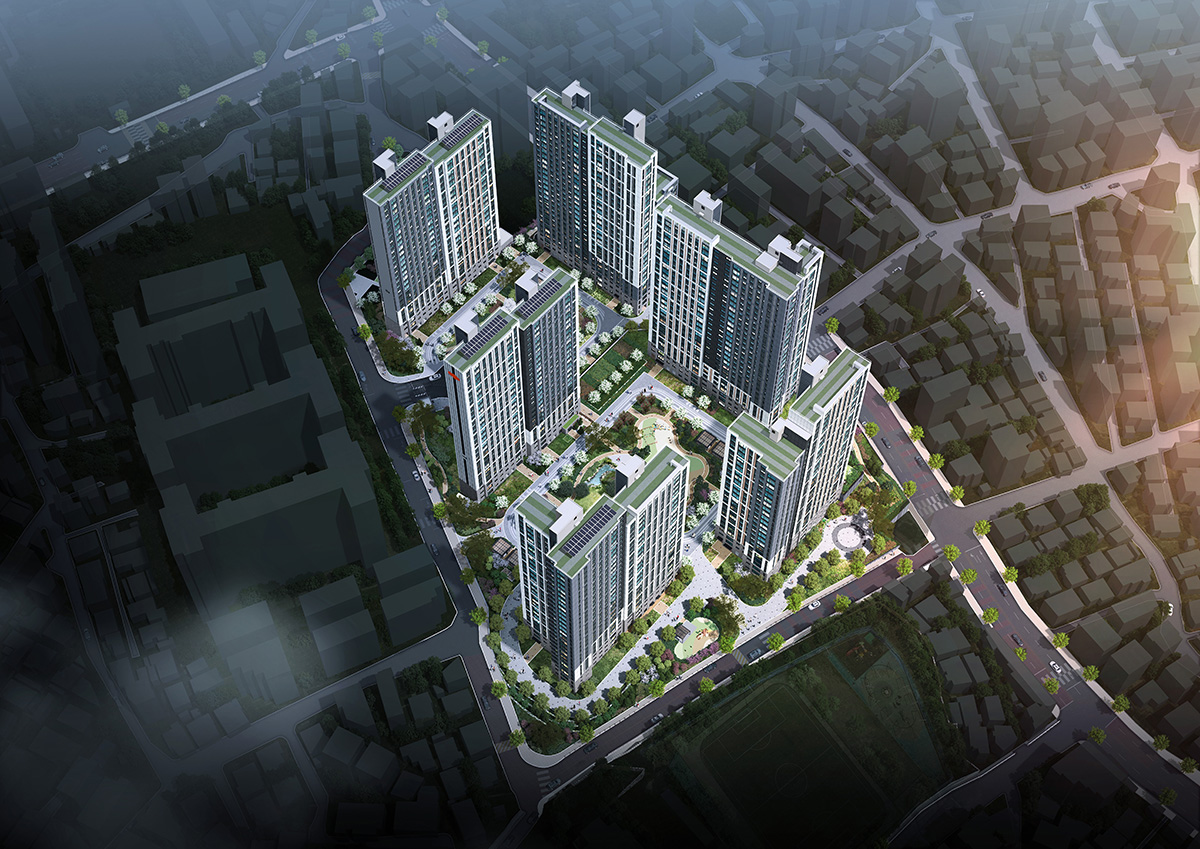 e편한세상 파크메종 조감도