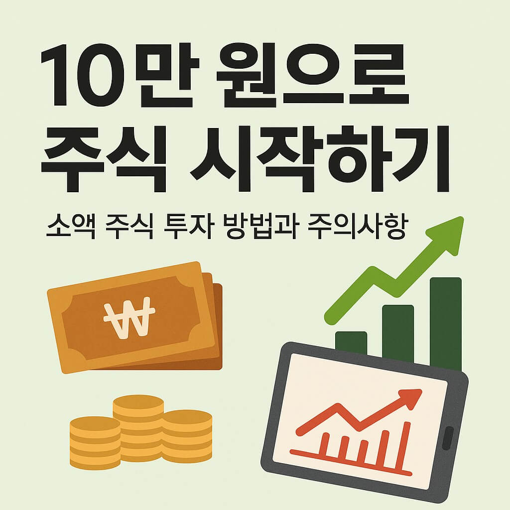 10만 원으로 주식 시작하기