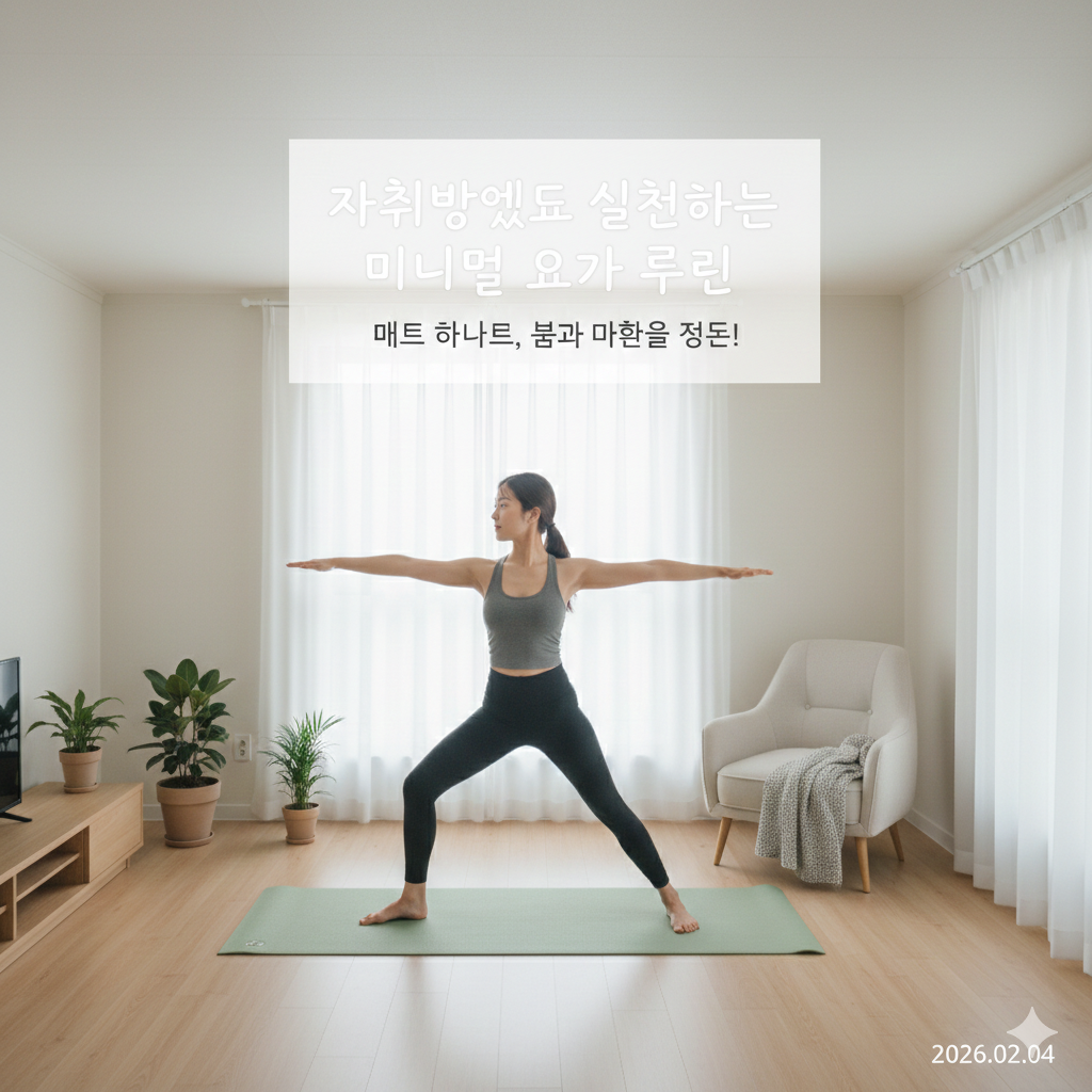 자취방에서도 실천하는 미니멀 요가 루틴