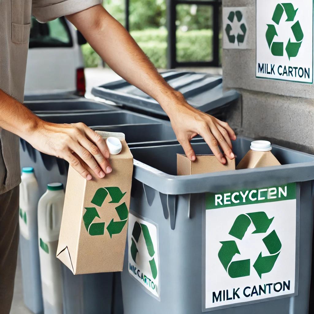 우유팩 분리수거 교환