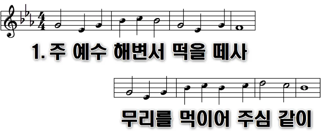 198장 주 예수 해변서