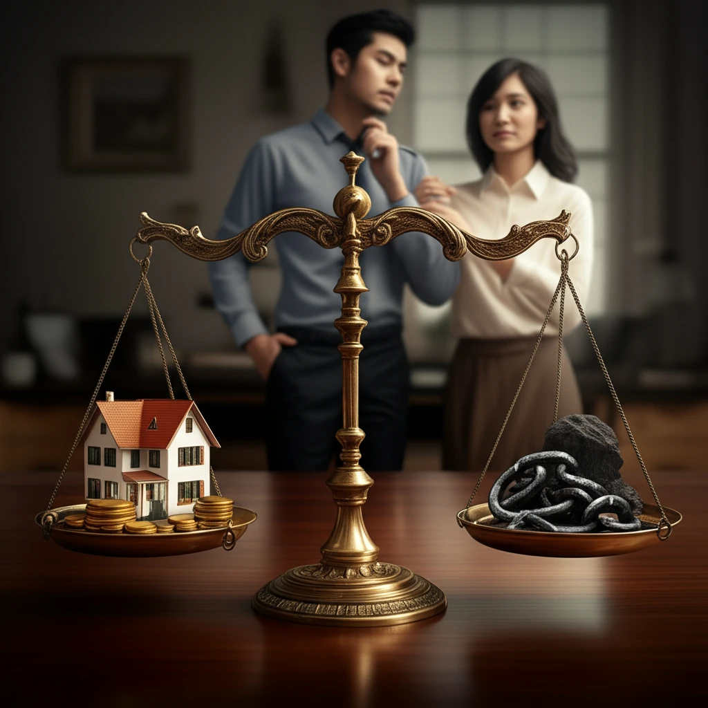 이혼 재산 분할 합의서에 강제집행력을..