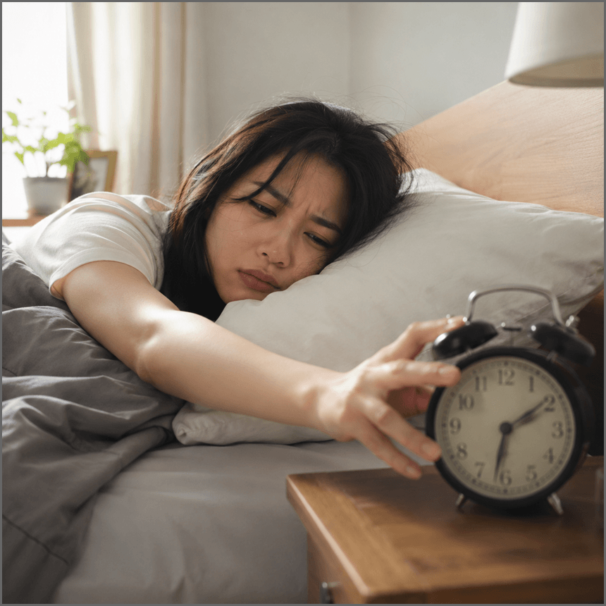 아침에 일어나기 힘듦