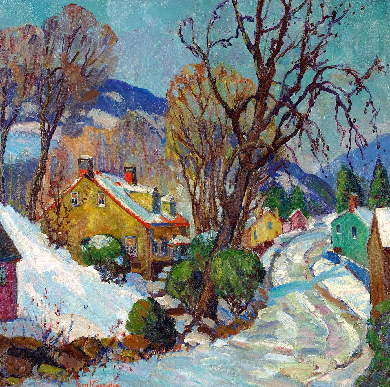 펀 이사벨 코페지(Fern Isabel Coppedge)&#44; 미국&#44; 인상주의&#44; 화가&#44; 1883-1951