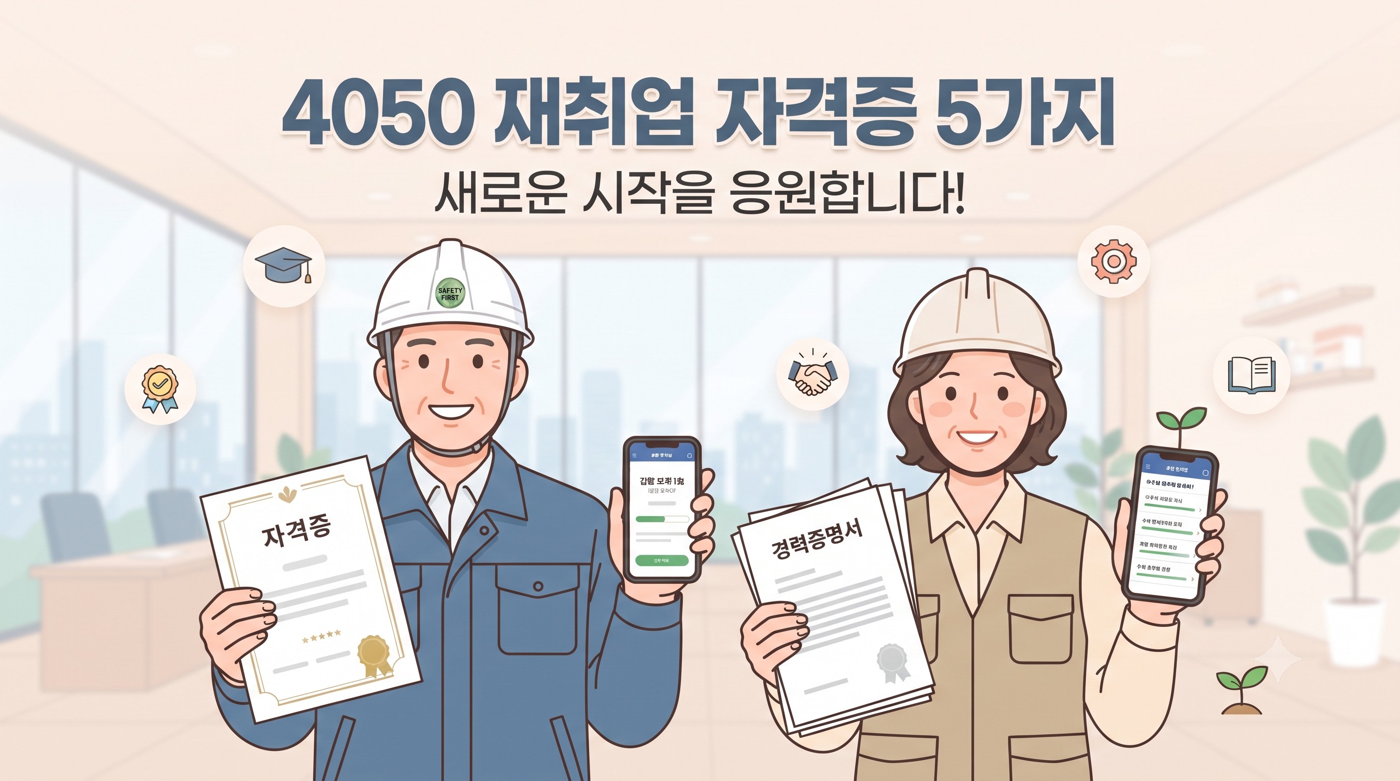 4050 재취업 자격증 5가지