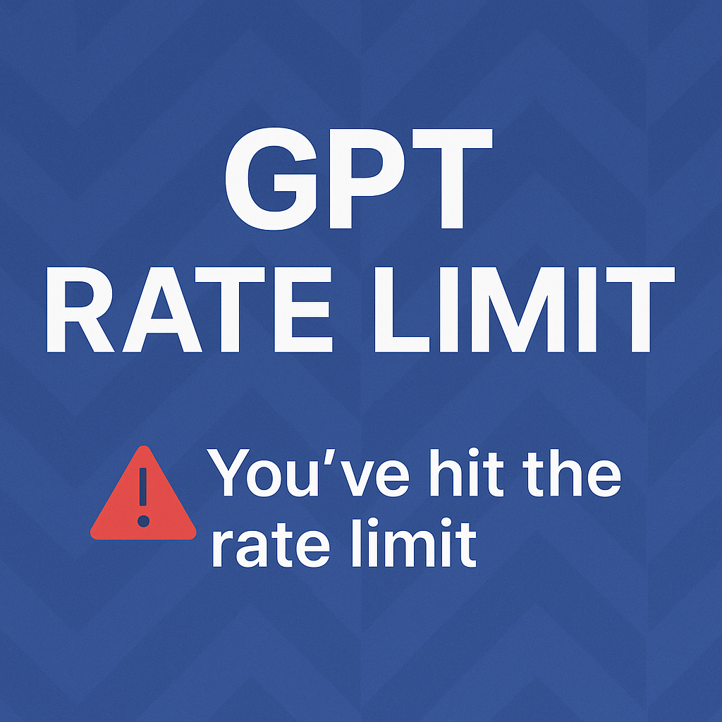 GPT Rate limit