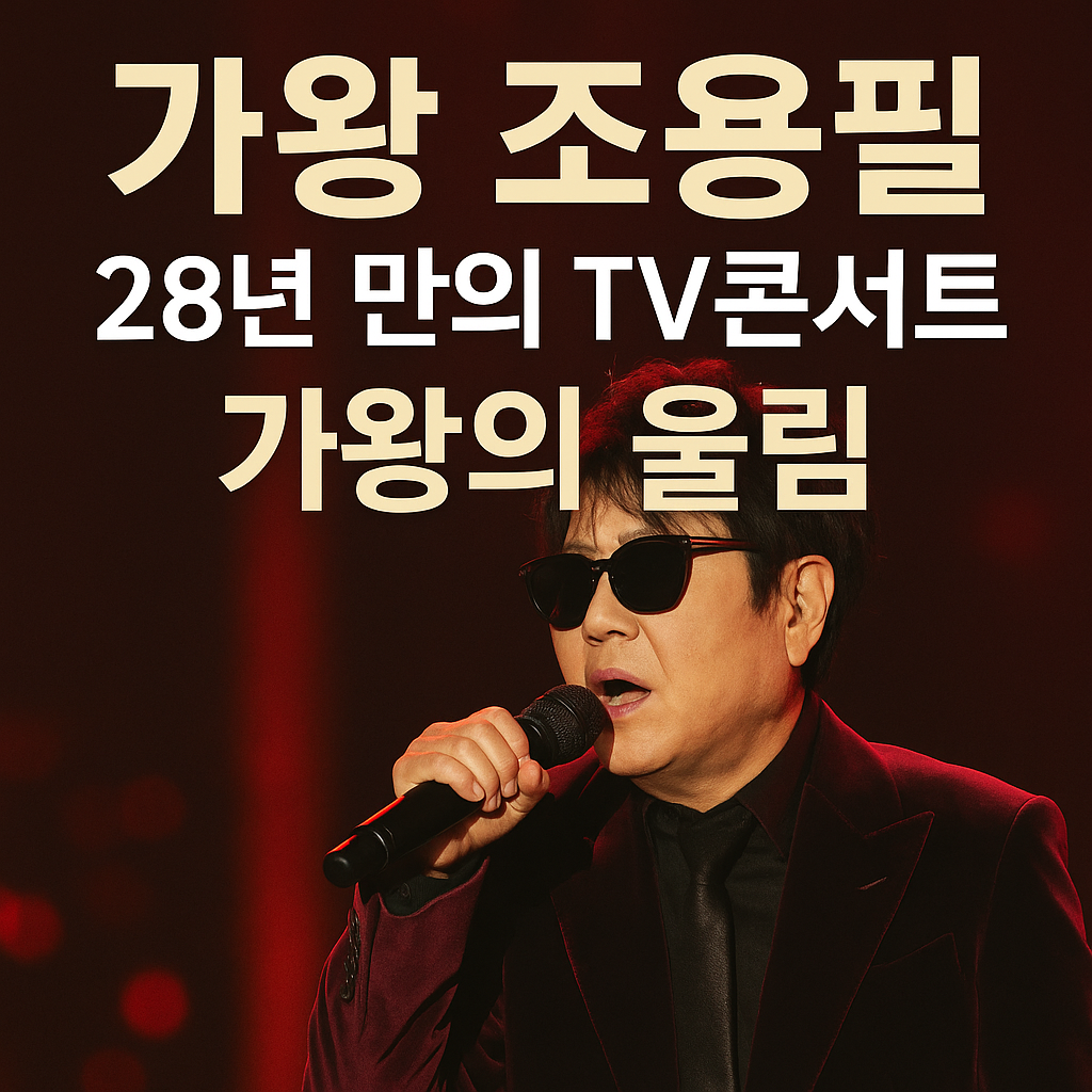조용필 28년 만의 TV 콘서트 – 가왕의 울림이 추석 안방을 채운 순간