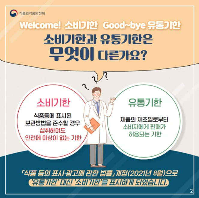 소비기한-유통기한-차이