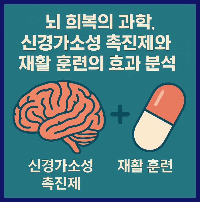 신경가소성 촉진 약물과 재활 훈련