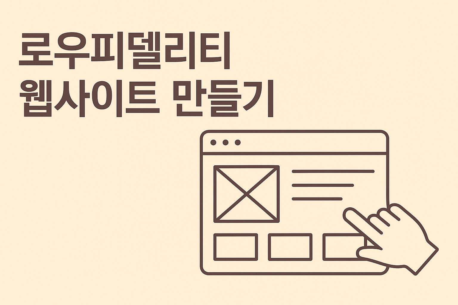 로우피델리티 웹사이트 만들기 관련 이미지