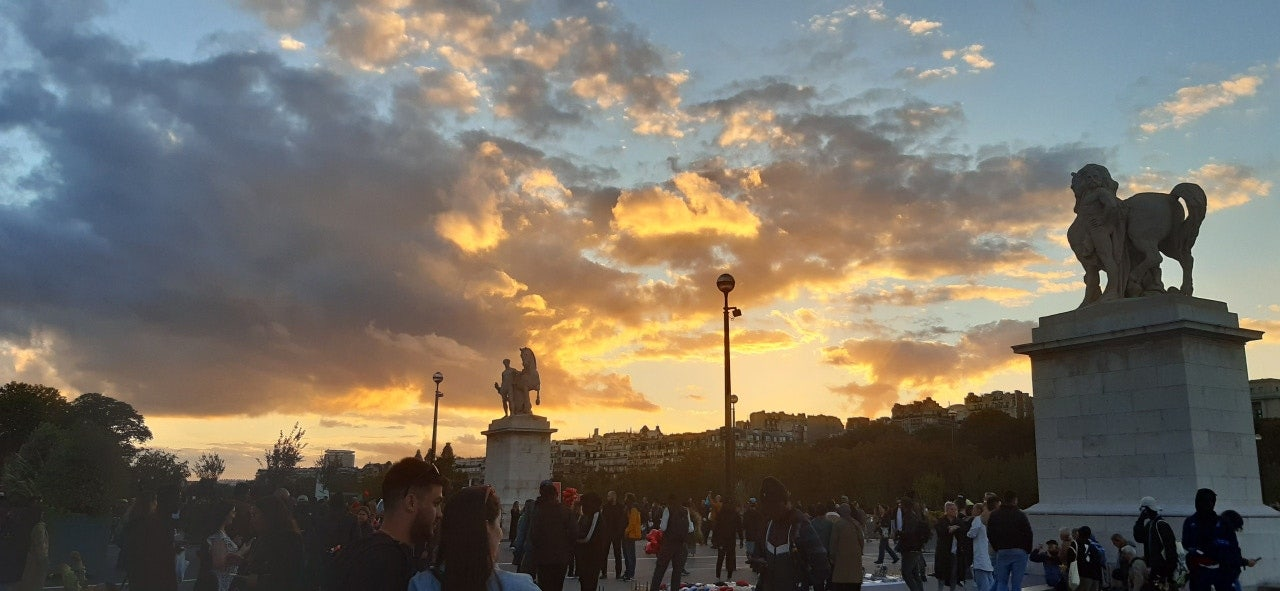 파리 선셋 모습