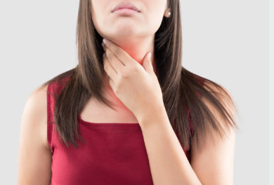 목의 통증과 이물감