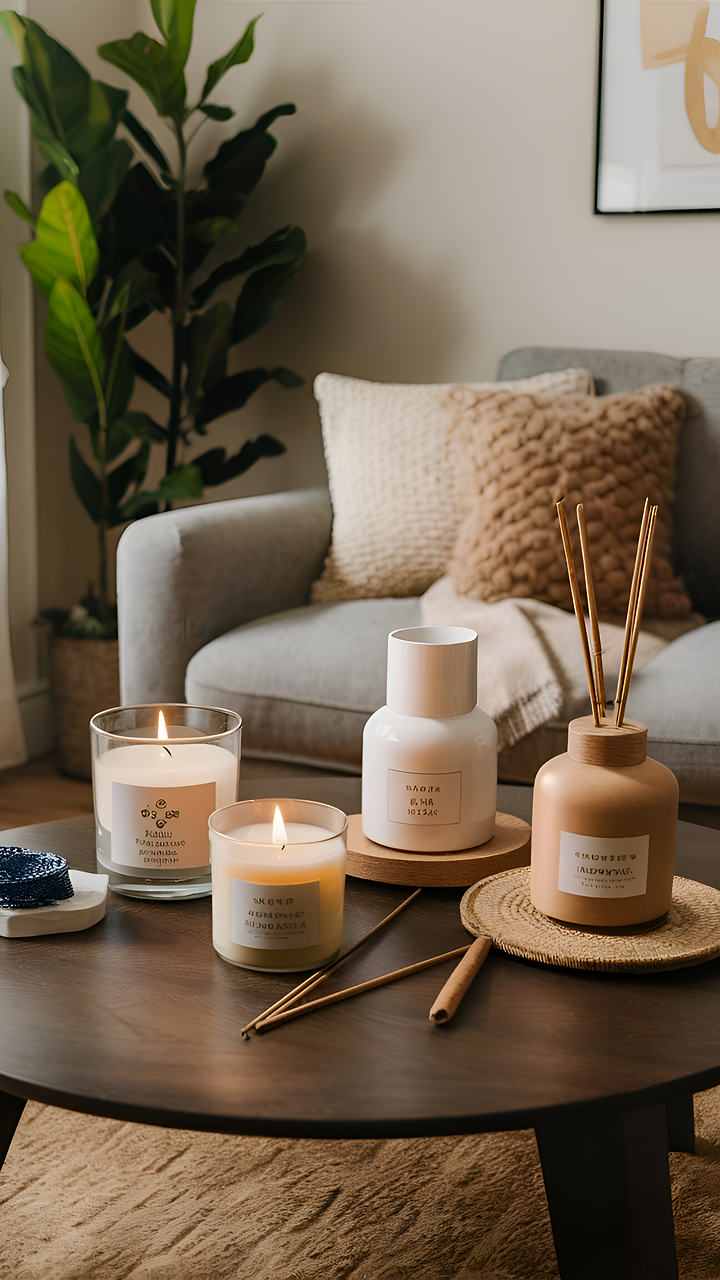 아로마 디퓨져 캔들 이미지