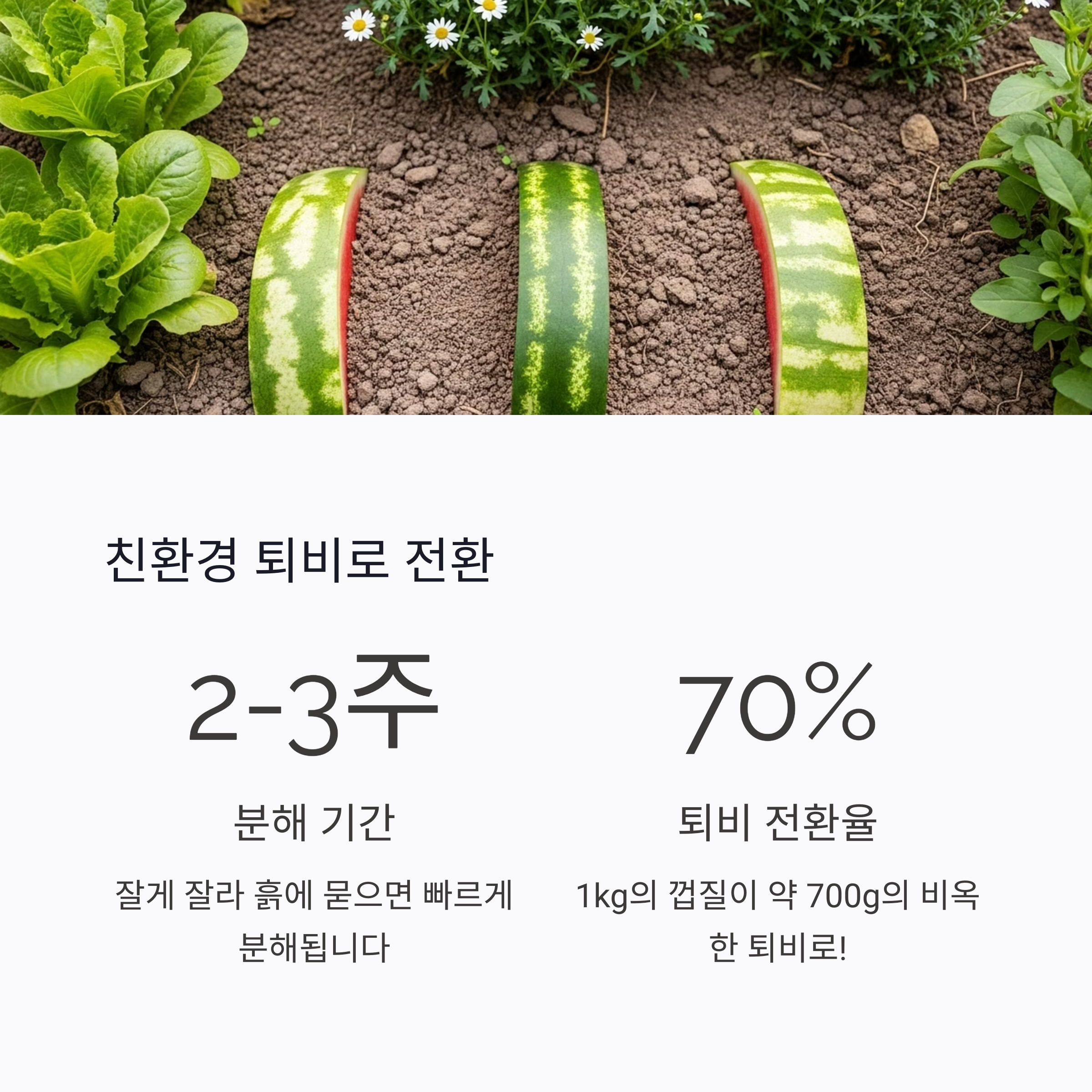 친환경 퇴비로 전환