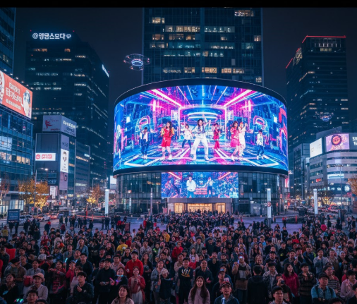 삼성역 코엑스 전광판