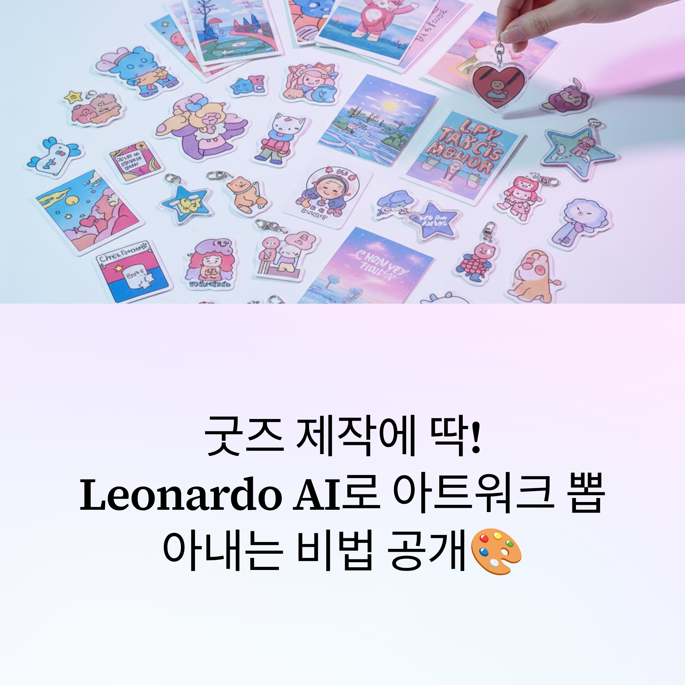 굿즈 디자인, AI로 끝내는 시대! Leonardo AI로 고퀄 아트워크를 뽑는 실전 팁 대방출. 프롬프트 설계부터 출력까지 한 번에 정리!