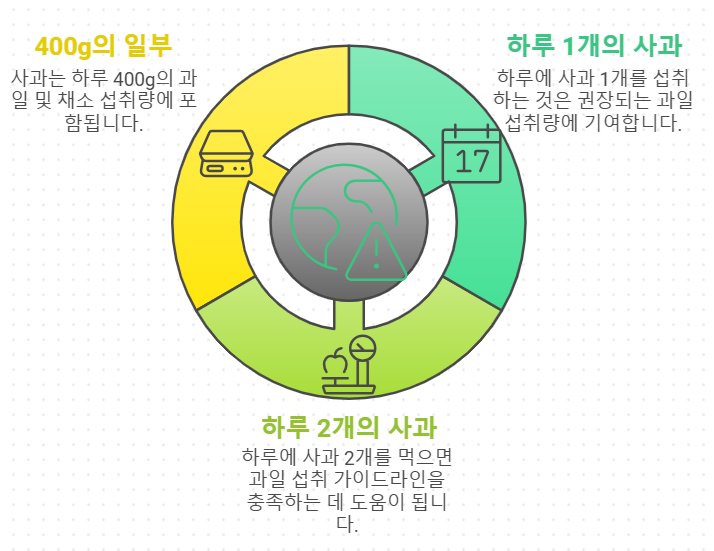 WHO 사과 소비 권장 정보
