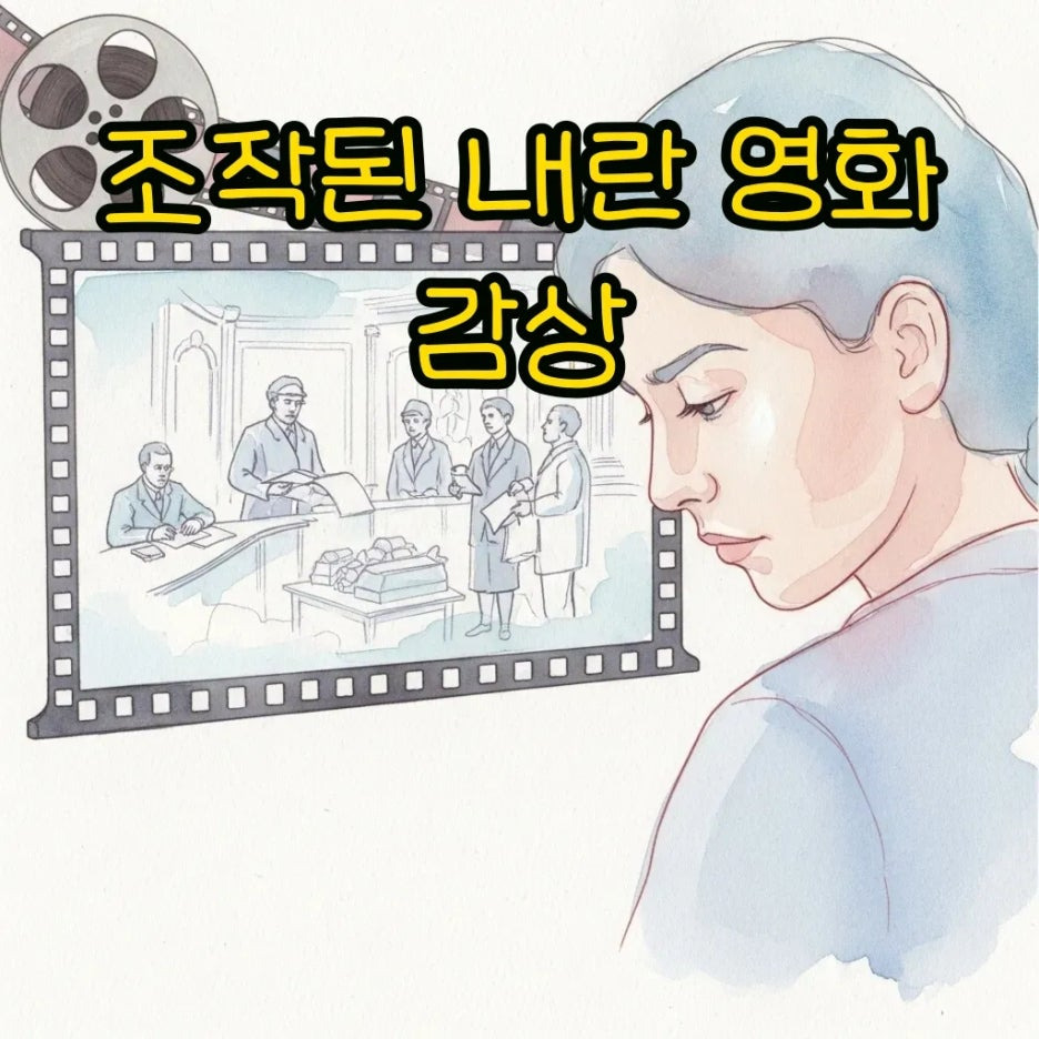 영화를 통해 진실을 탐구하는 모습.