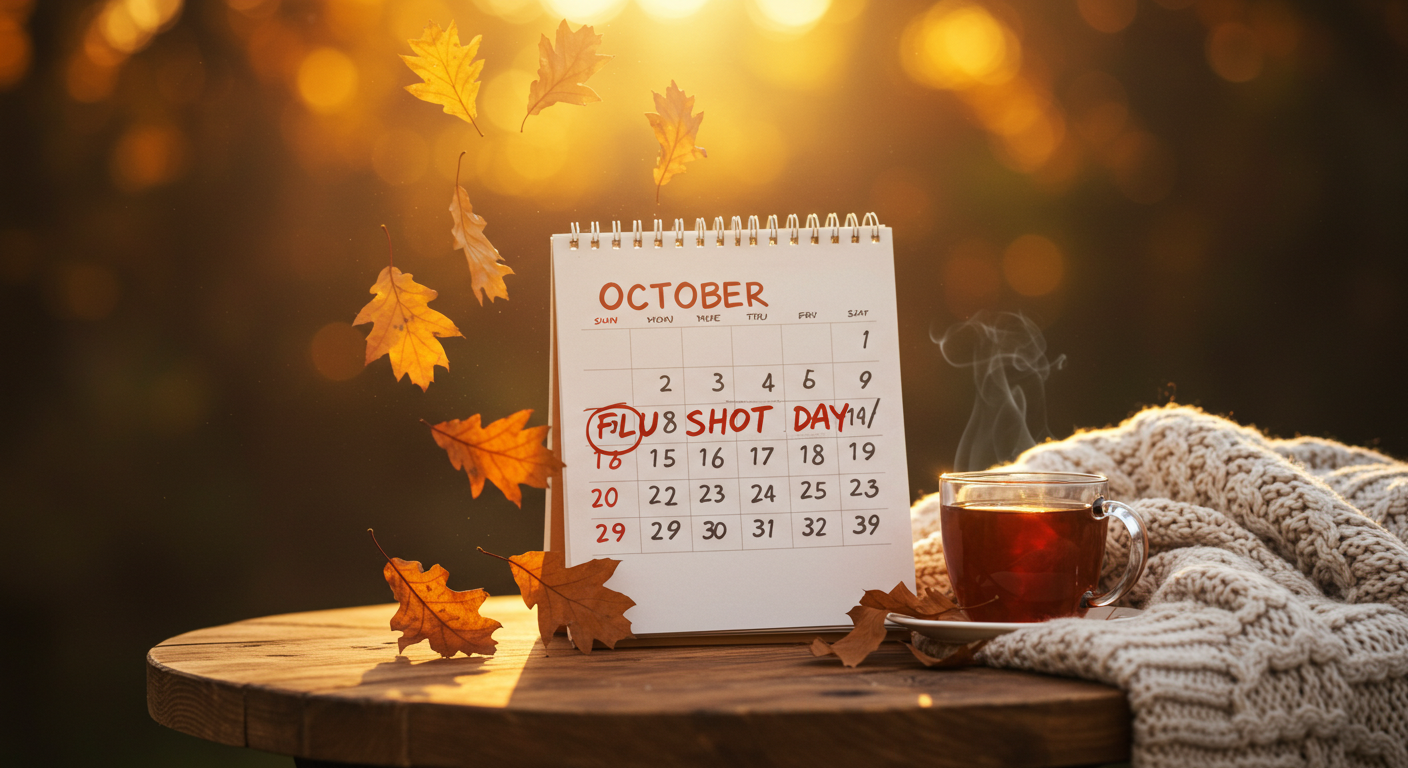 백신맞는 날이 기록된 달력